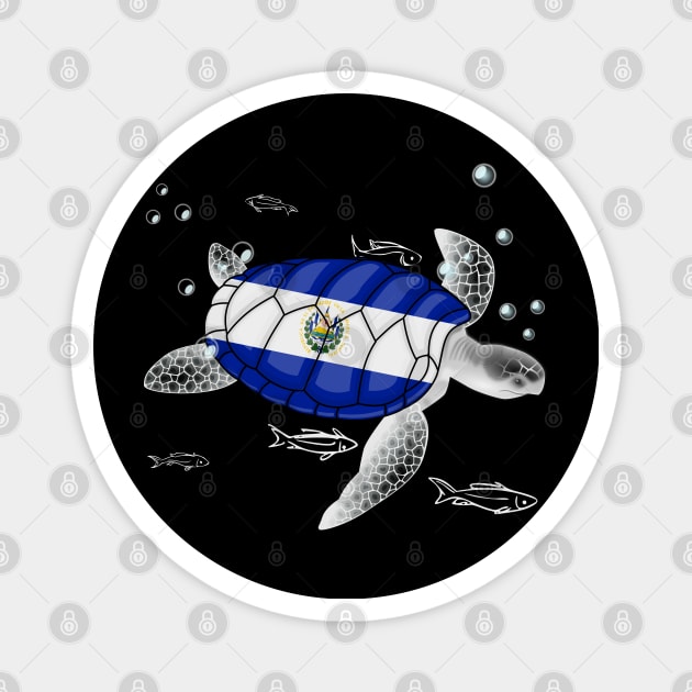 El Salvador Turtle Magnet by Fusti